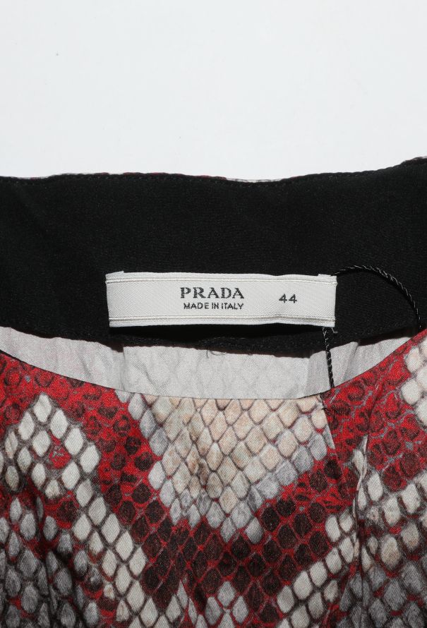 Prada Crinkled Python Print Dress, S/S 2009 - 6