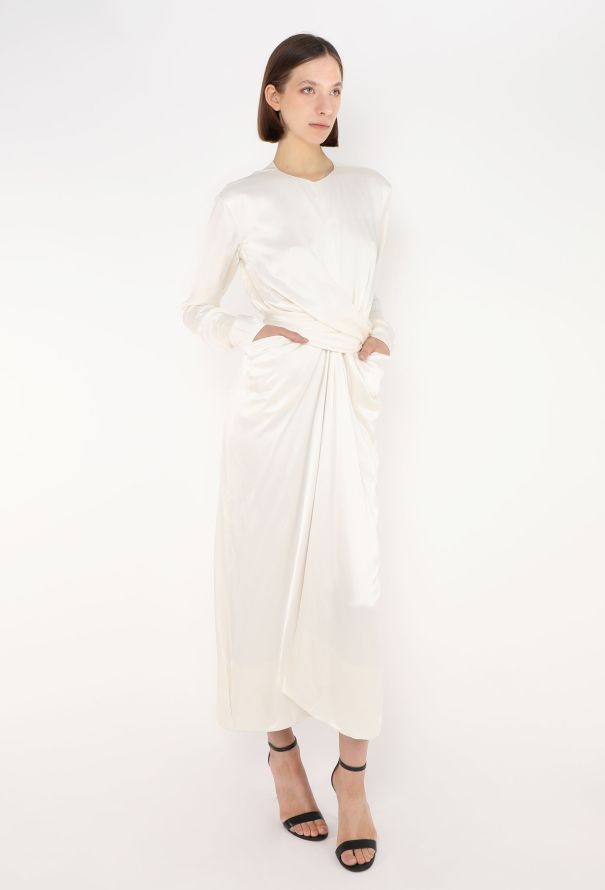 Céline Draped Silk Dress, Pre-Fall 2017 - 3