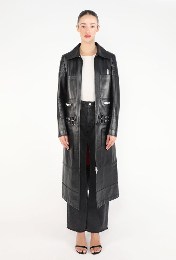 Céline COLLECTOR Pre-Fall 2018 Leather Moto Coat - 3