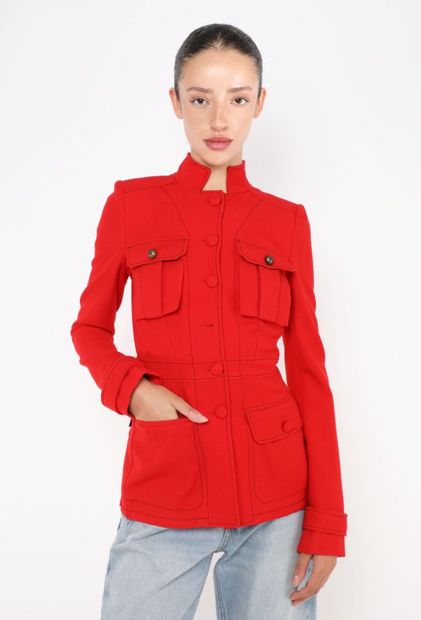 Balenciaga 2005 Pocketed Twill Jacket - 1