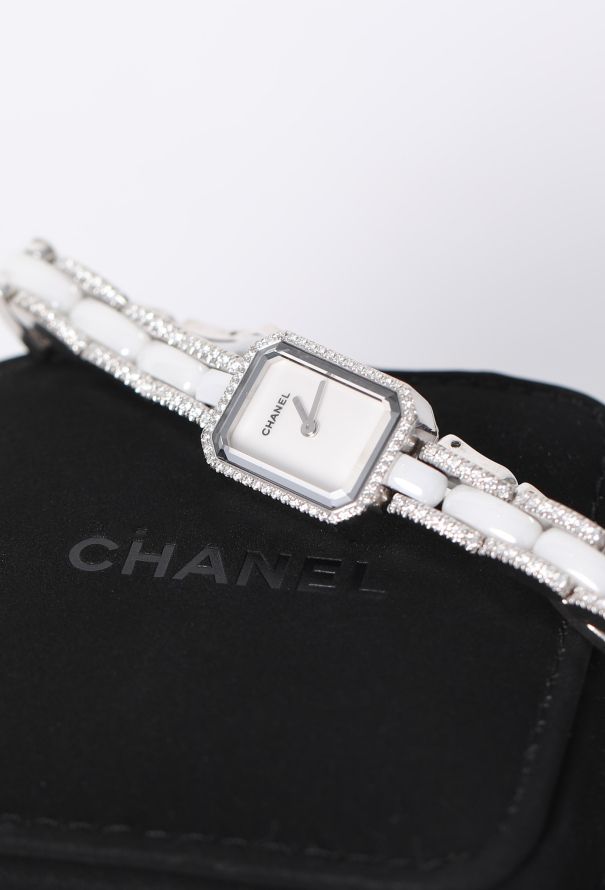 Chanel Rare 18K White Gold & Diamond Mini Première Watch - 5