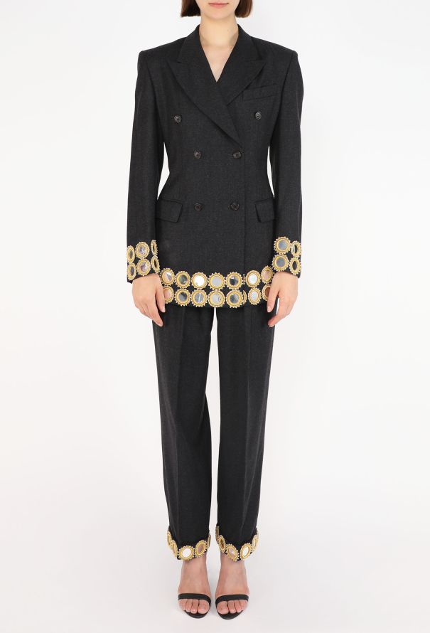 Dolce & Gabbana Mirror Embellished Ensemble, F/W 1992 - 6