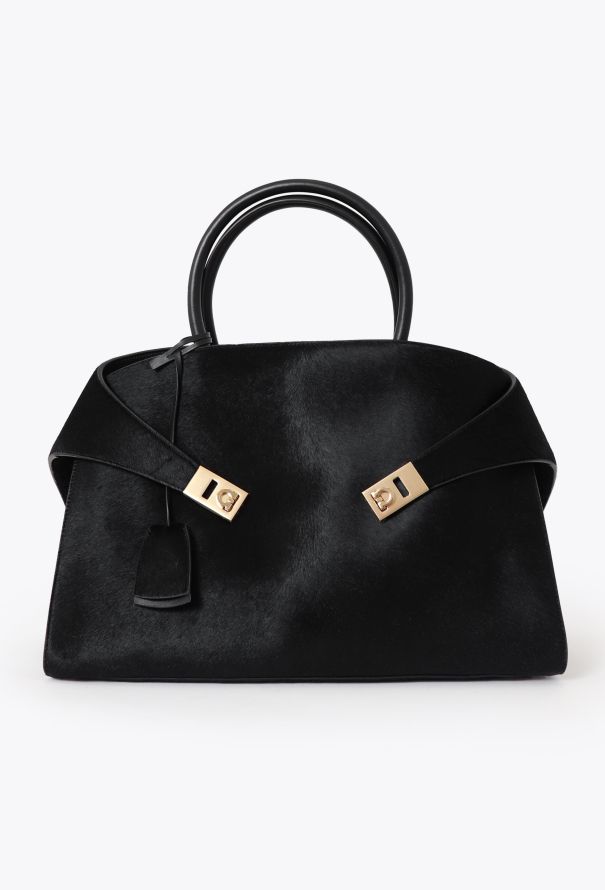 Salvatore Ferragamo 2025 Medium Ponyhair Hug Bag - 1