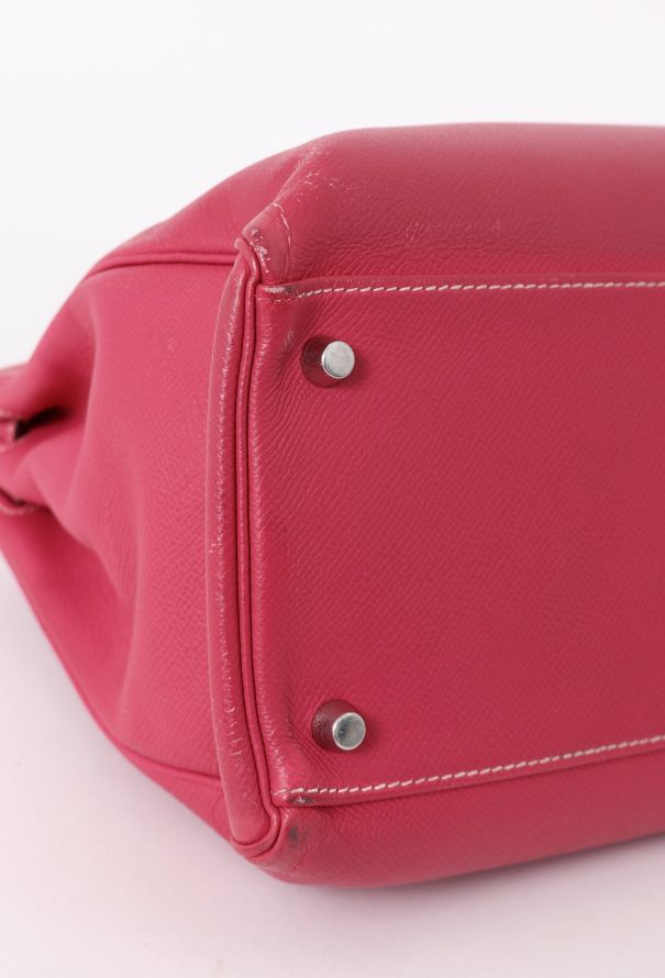 Hermès Rose Tyrien Epsom Kelly Retourné Verso 35 - 9 Hermès Rose Tyrien Epsom Kelly Retourné Verso 35 - 9