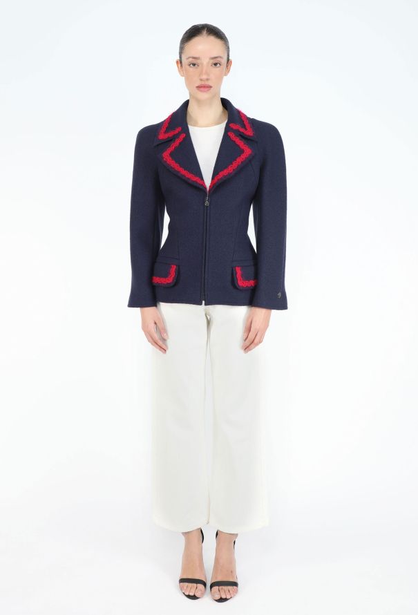 Chanel RARE F/W 1997 Felted Passmenterie Jacket - 3