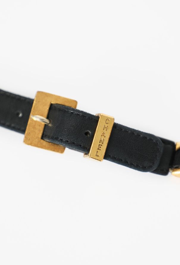 Chanel COLLECTOR F/W 1993 Clover Chainlink Belt - 4