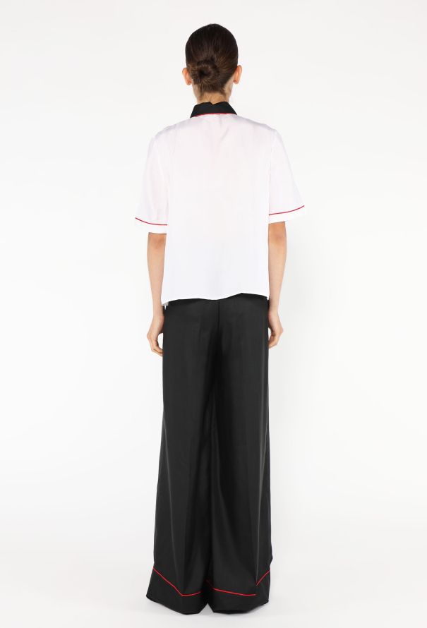 Prada 2016 Silk Wide-Leg Pajama Ensemble - 5