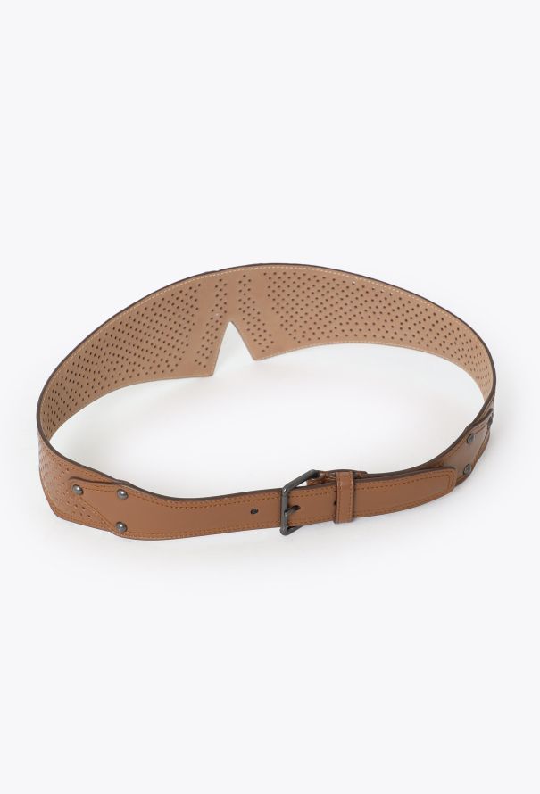 Alaïa 2021 Leather Perforated Corset Belt - 3 Alaïa 2021 Leather Perforated Corset Belt - 3