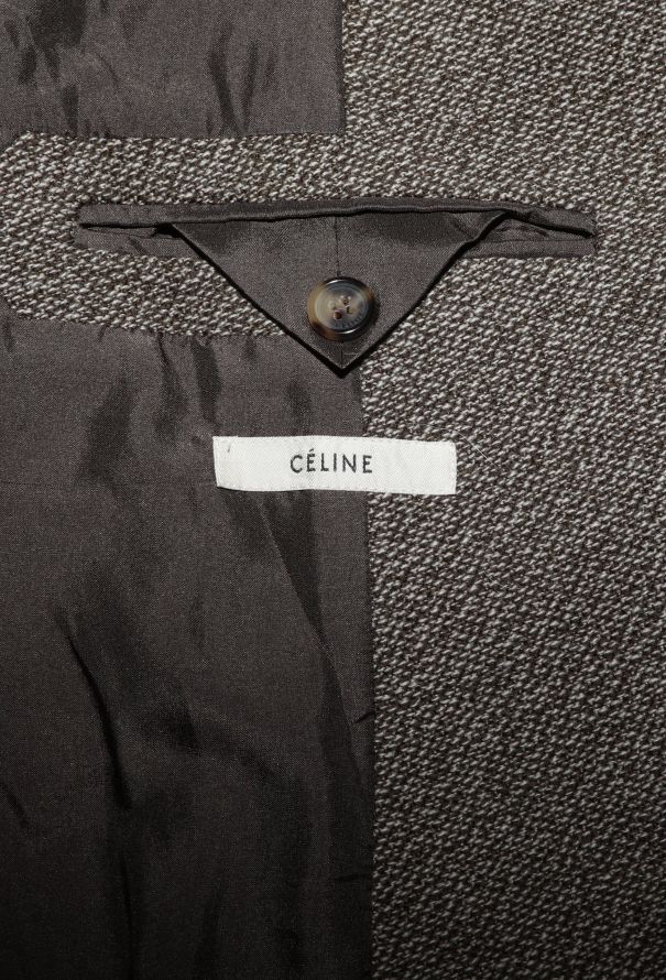 Céline Resort 2010 Wool Crombie Coat - 6