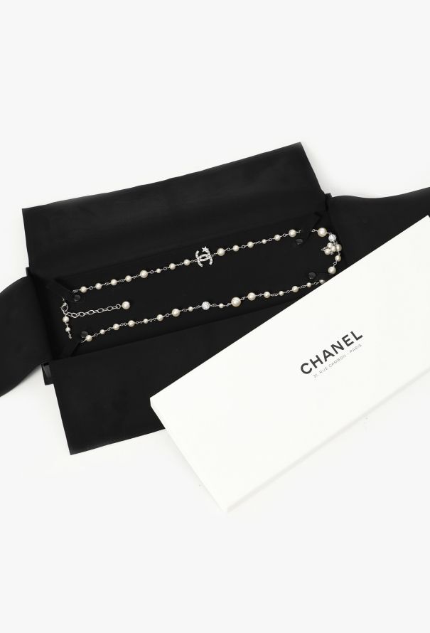 Chanel Resort 2019 Pearl Strass 'CC' Sautoir - 3