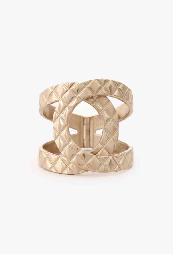 Chanel 2017 Quilted 'CC' Cuff - 1
