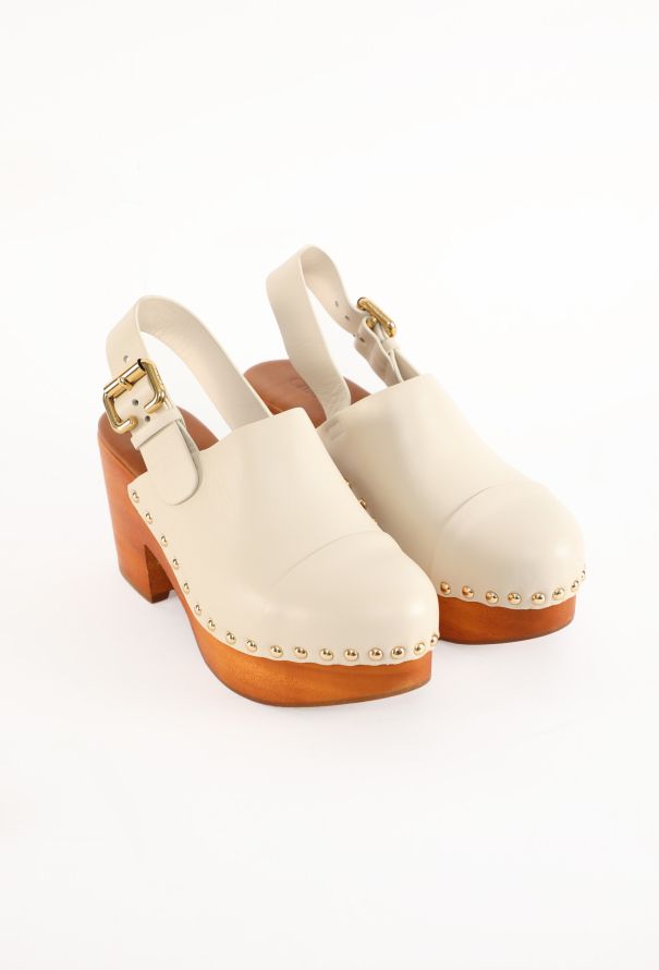 Chloé Jeannette Studded Clogs, 2025 - 3