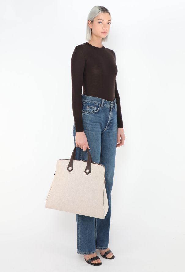 Hermès 2006 Toile H & Ébène Swift Heeboo Bag - 6