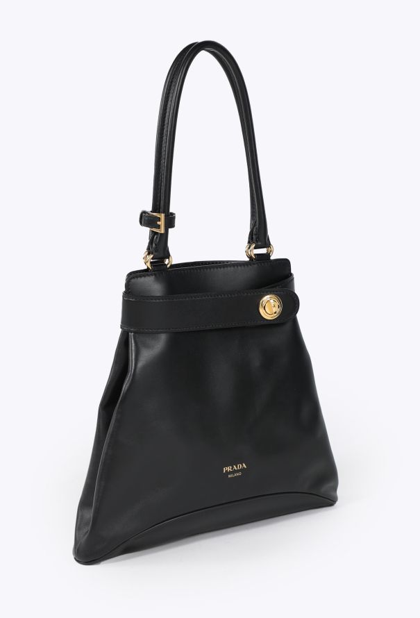 Prada S/S 2025 Carey Medium Leather Tote Bag - 3