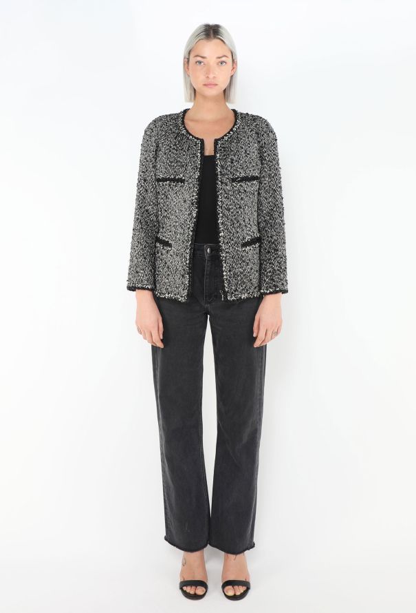 Chanel 2011 Braided Trim Tweed Jacket - 3