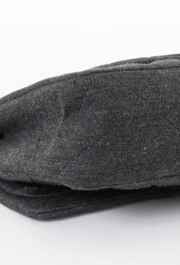 Chanel Grey Jersey Medium Timeless Bag - 8 Chanel Grey Jersey Medium Timeless Bag - 8