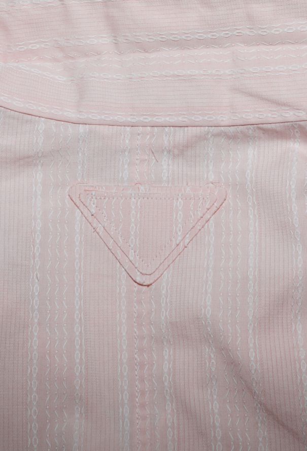 Prada Embroidered Pyjama Shirt, F/W 2025 - 7