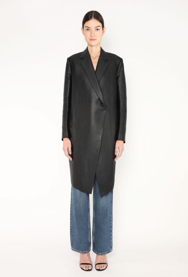 Céline F/W 2011 Textured Crombie Coat - 1