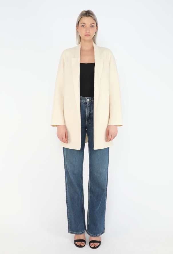 Hermès Double-Face Cashmere Belted Jacket - 2