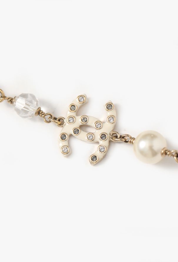 Chanel Resort 2019 Pearl Strass 'CC' Sautoir - 4