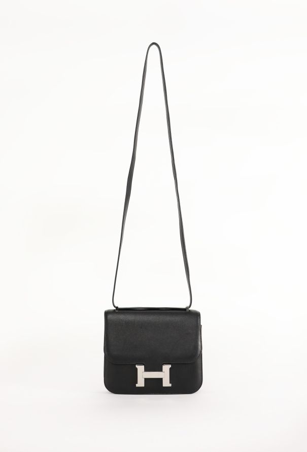 Hermès Black Mini Swift Constance 18 Bag - 3