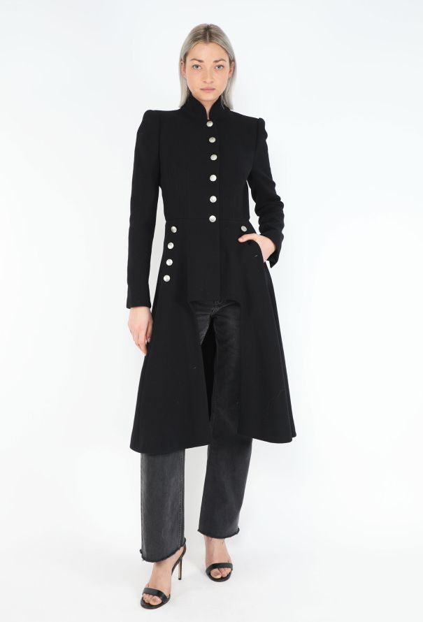 Alexander McQueen 2014 Military Cutaway Coat - 4