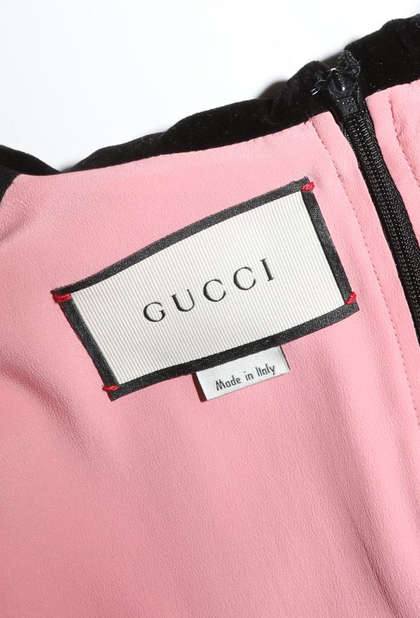 Gucci Silk Lace Trim Dress - 6