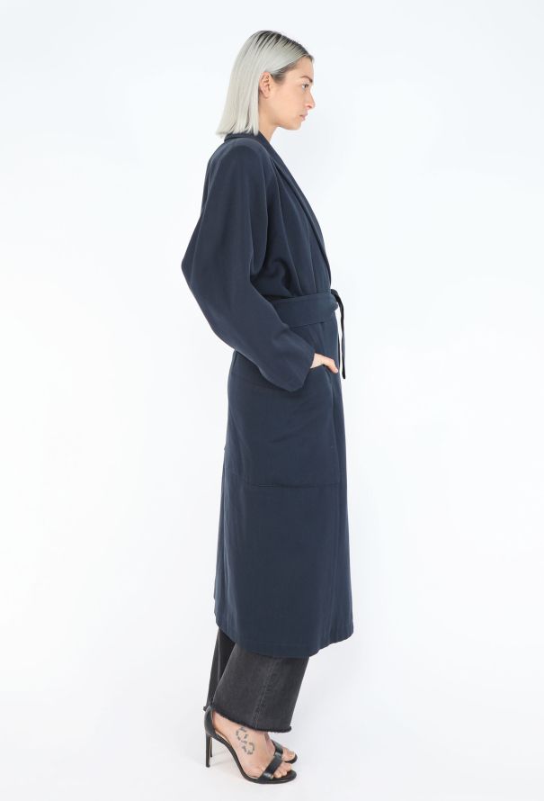 Alaïa F/W 1984 Shawl Belted Coat - 4