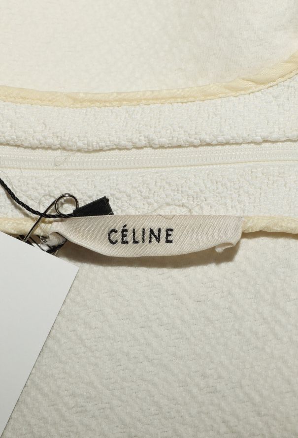 Céline S/S 2013 Frayed Bouclé Top - 6