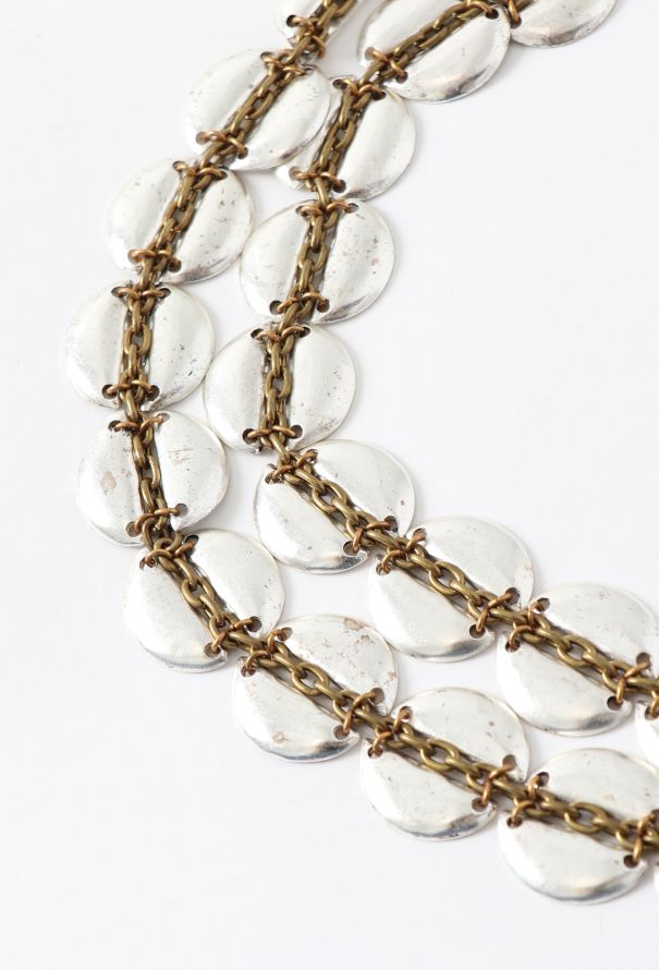 Chloé Vintage Disk Chainlink Necklace - 3