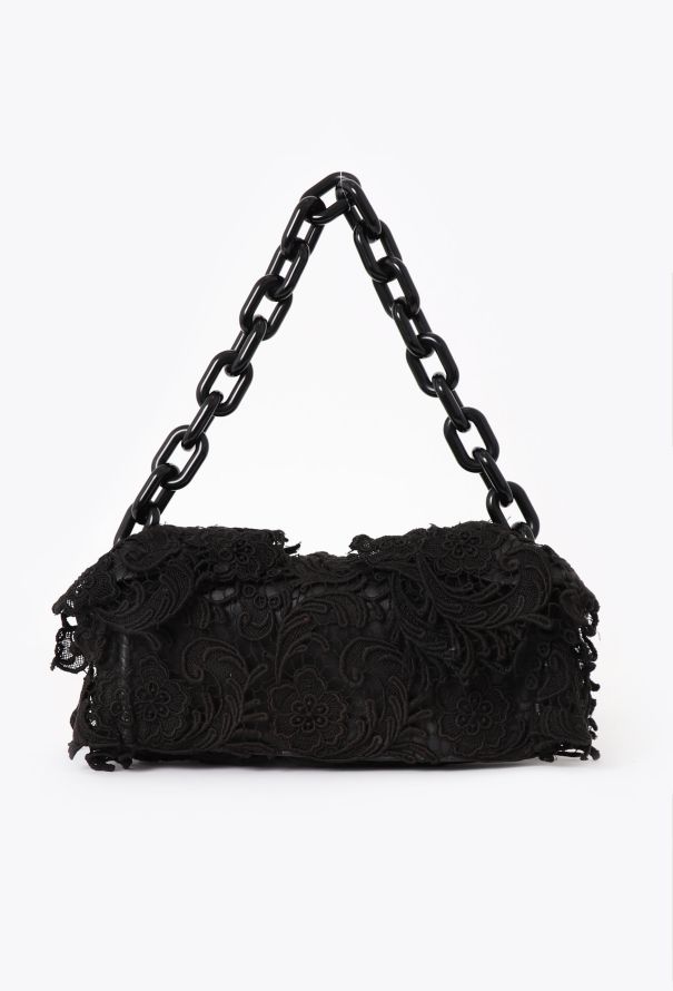 Prada F/W 2008 Guipure Lace Shoulder Bag - 4 Prada F/W 2008 Guipure Lace Shoulder Bag - 4