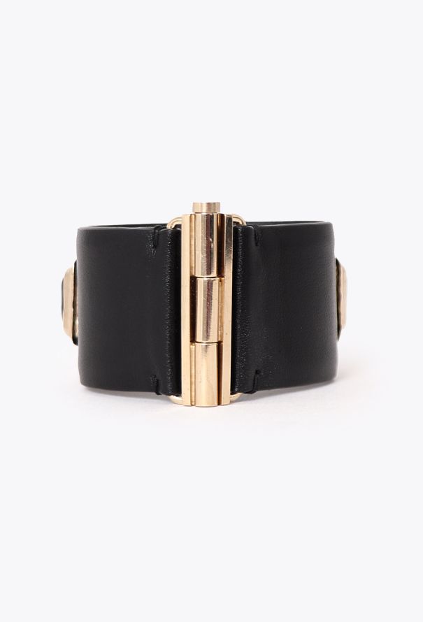 Chanel Resort 2020 Gripoix Leather Cuff - 4 Chanel Resort 2020 Gripoix Leather Cuff - 4