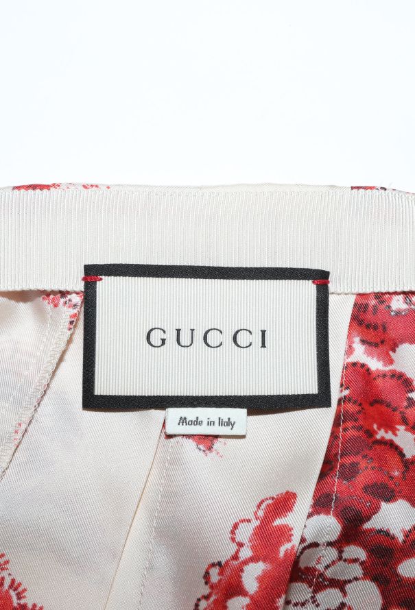 Gucci Resort 2017 Porcelain Print Silk Skirt - 7