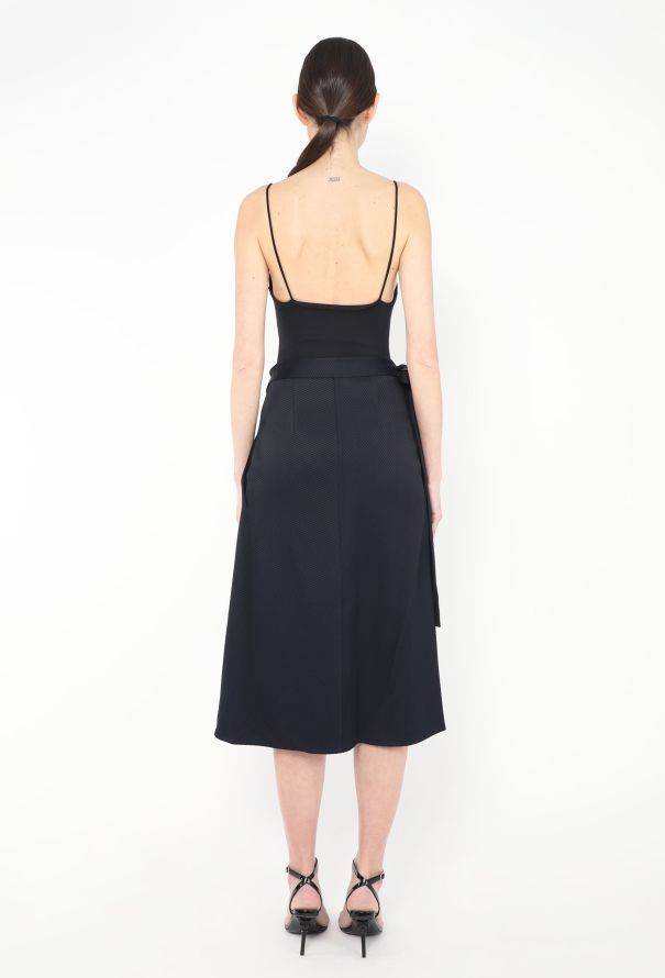 Céline Belted Asymmetrical Wrap Skirt - 5