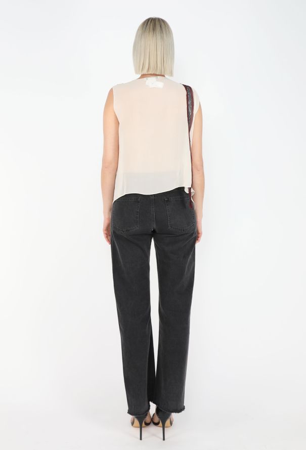 Chloé Embellished Silk Tunic, F/W 2002 - 4