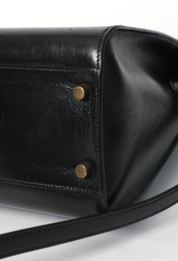 Hermès Rare Vintage Black Box Kelly Sport GM - 8