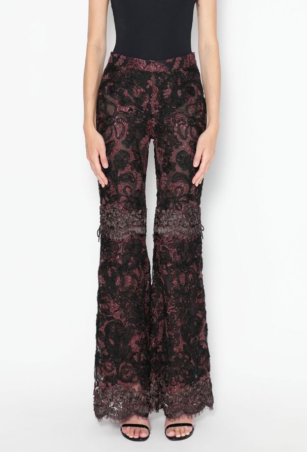 Gucci CAMPAIGN F/W 1999 Lace Palazzo Pants - 4 Gucci CAMPAIGN F/W 1999 Lace Palazzo Pants - 4