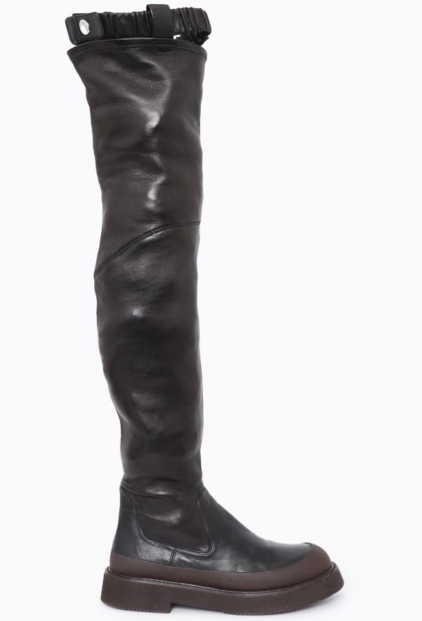 Céline Resort 2017 Thigh-High Leather Boots - 1