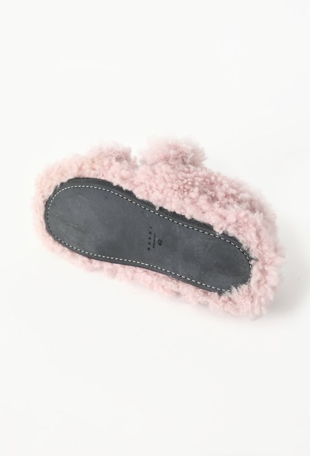Marni Marni 2021 Shearling Sandals - 7 Marni Marni 2021 Shearling Sandals - 7