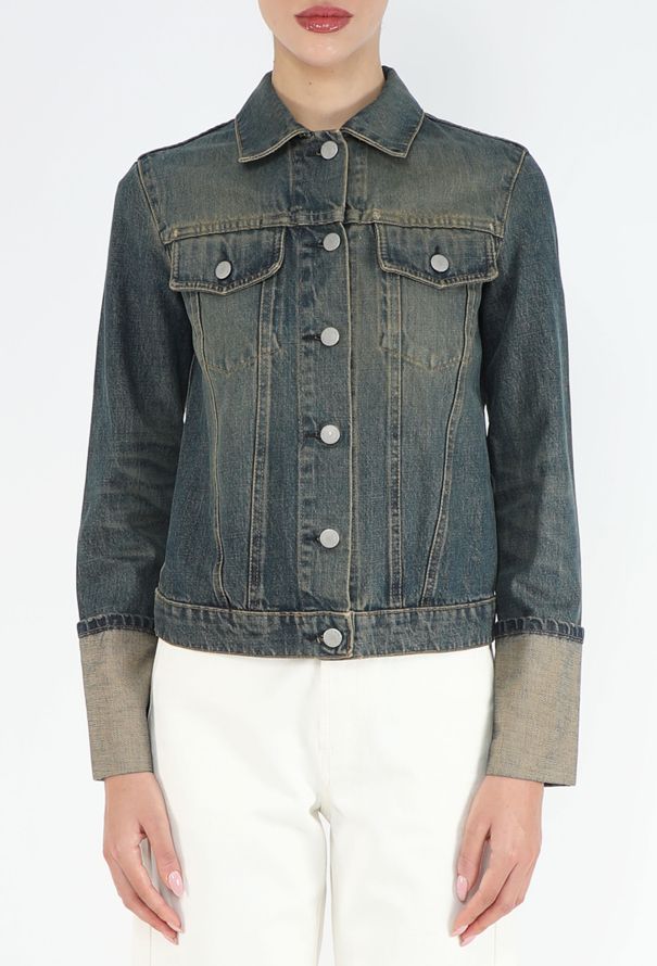 Helmut Lang Late '90s Turn-Up Denim Jacket - 1