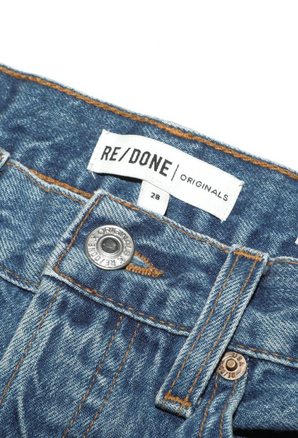 Re/Done '70s Stove Pipe' Jeans Blue dark - 5 Re/Done '70s Stove Pipe' Jeans Blue dark - 5