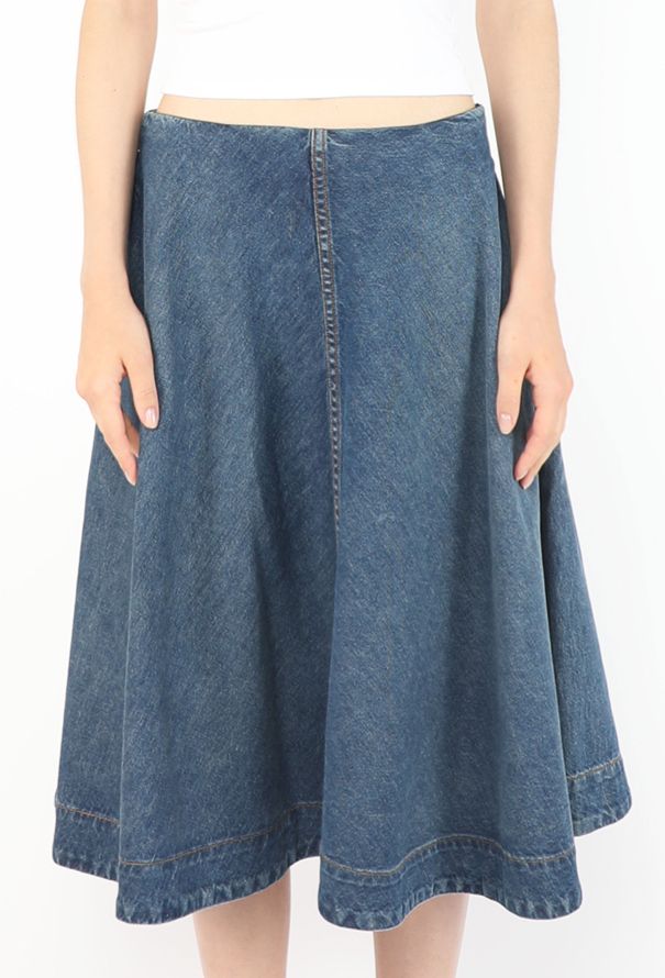 Khaite Renta Denim Skirt, 2025 - 3
