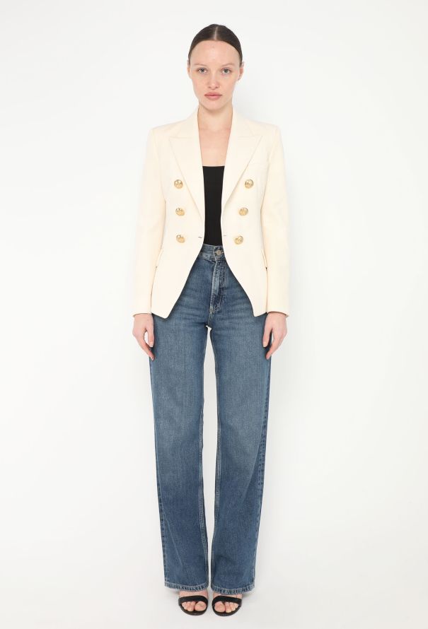 Balmain Tailored Emblem Blazer - 3