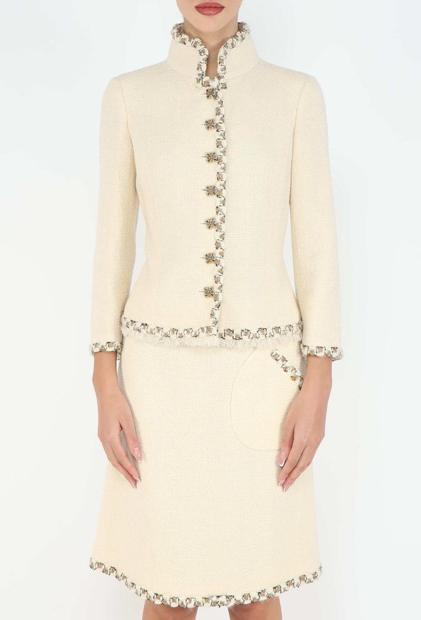 Chanel Pre-Fall 2011 Paris-Byzance Tweed Gripoix Ensemble - 5