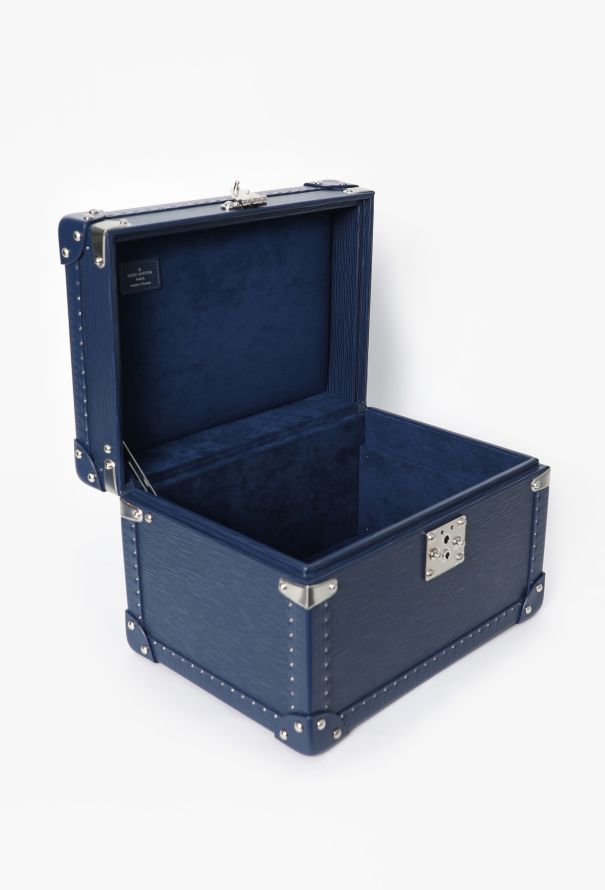 Louis Vuitton Blue Epi Watch & Jewelry Box - 4