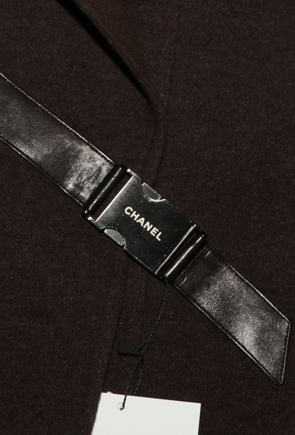 Chanel 2000 Buckled Wool Coat - 7 Chanel 2000 Buckled Wool Coat - 7