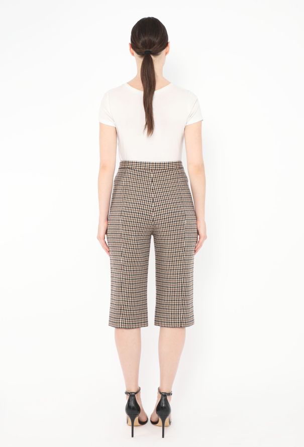 Khaite 2019 Ruby Flared Checkered Shorts - 4 Khaite 2019 Ruby Flared Checkered Shorts - 4