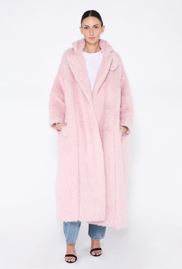 Dries Van Noten F/W 2024 Brushed Mohair Cocoon Coat - 6