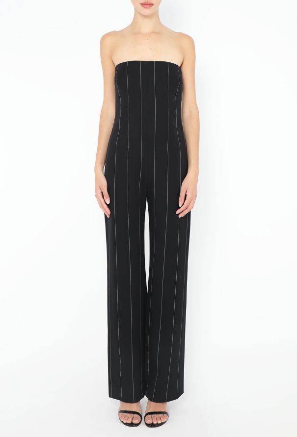 Gianni Versace F/W 1998 Pinstripe Bustier Jumpsuit - 4