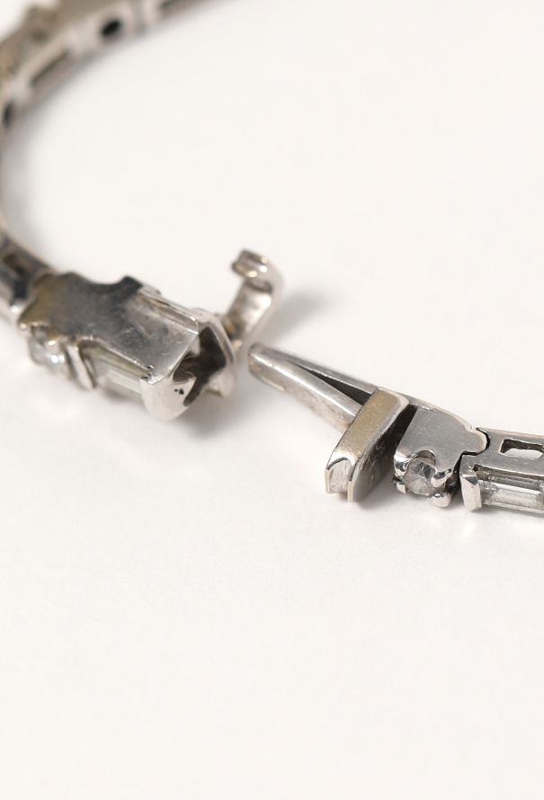 Vintage Fine Jewelry 18k White Gold & Diamond Bracelet - 7 Vintage Fine Jewelry 18k White Gold & Diamond Bracelet - 7